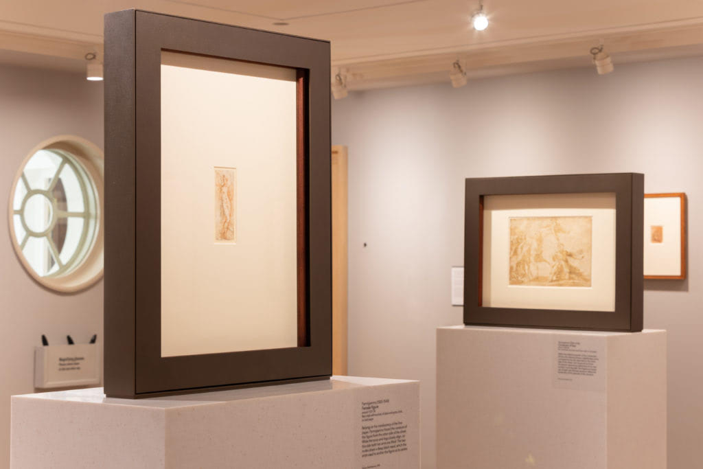 Installation view of `The Art of Experiment: Parmigianino at The Courtauld' exhibition. Photo courtesy of The Courtauld.