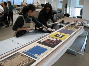 Paper conservators Dionysia Christoforou and Leila Sauvage have been framing artworks with Optium.
