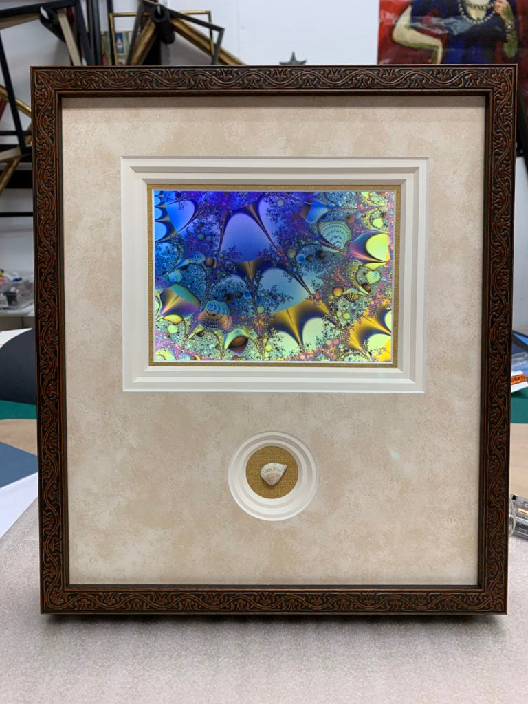 Award winning Custom Framing wit Optium Museum Acrylic OPtim musme