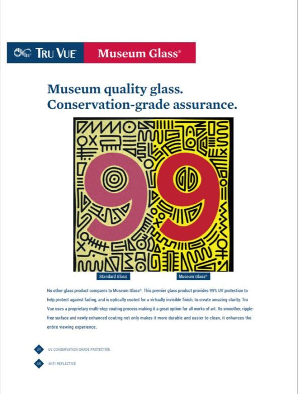 Museum Glass® Flyer And Fact Sheet Tru Vue Inc