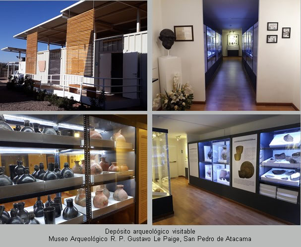 Visible Exhibition Storage Space Museo Arqueológico RP Gustavo Le Paige SJ - San Pedro de Atacama