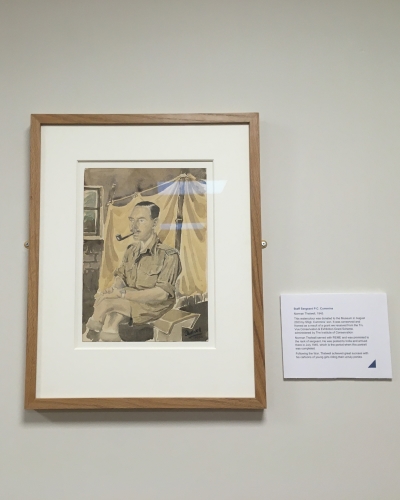 Portrait of Staff Sergeant P.C. Cummins (1945) by Norman Thelwell (1923-2004) © REME Museum