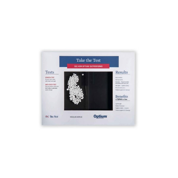 optium museum acrylic anti-scratch demo kit