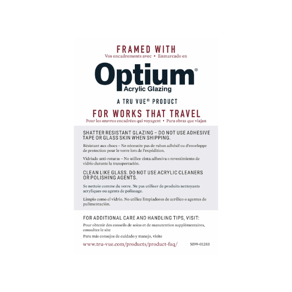 optium acrylic sticker for travleing works