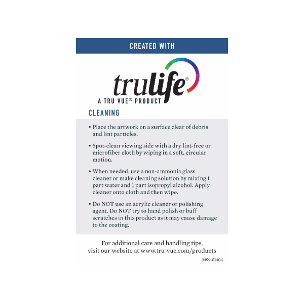 trulife acrylic cleaning sticker