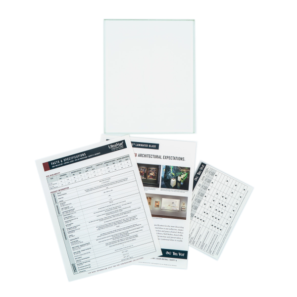8.8mm UltraVue® Laminated Glass Sample Kit - M99-01542