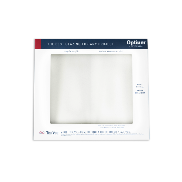 M99-01600 Optium Museum Acrylic/Conservation Clear Acrylic Specifier