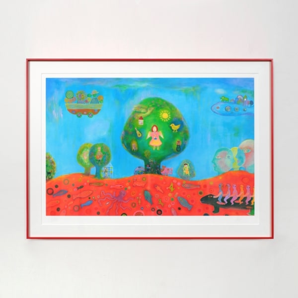 阿古达⽊ (Ako Tatsuki), 见自己, 2023, Ji Art, Shanghai, China, Archival inkjet print, alloy frame, flat mounting, 69 x 69 cm (framed). Photo courtesy of Ji