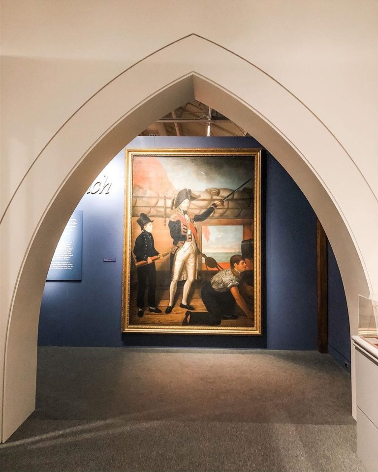 Photo courtesy of The Mariners' Museum and Park. Rear Admiral Horatio Lord Nelson, 1994.0018.000001.