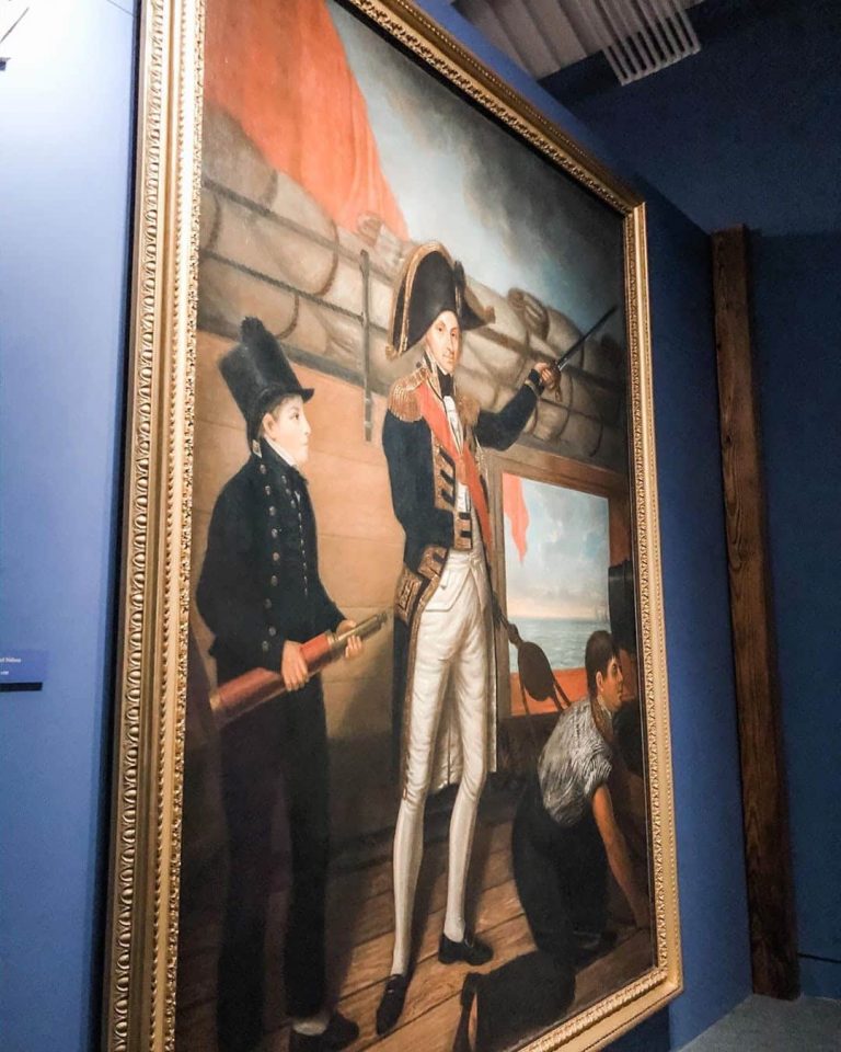 Photo courtesy of The Mariners' Museum and Park. Rear Admiral Horatio Lord Nelson, 1994.0018.000001.