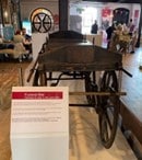 Exhibit of a Funeral Bier from 1889