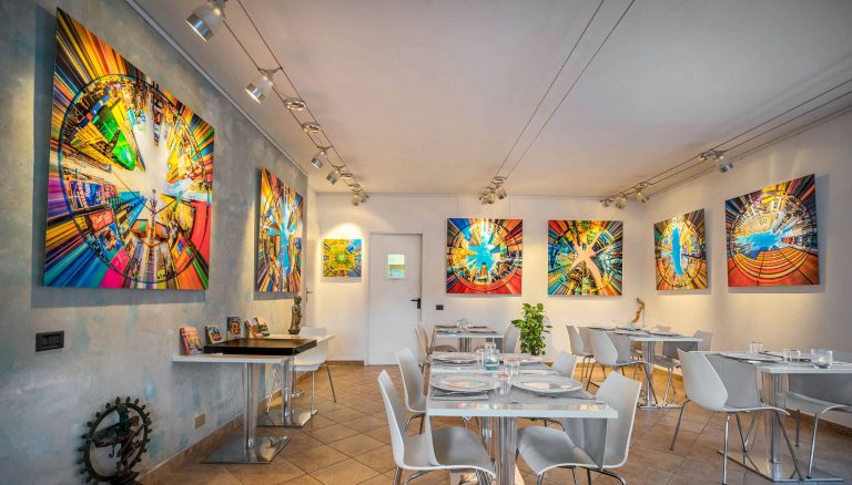 THE FISHEYE PROJECT 2017 EXHIBITION, Ristorante "L'Ostrica" - Art Gallery. Photo courtesy of the artist and L'Ostrica Ristorante - Art Gallery. ©
Luciano Mortula Photography 2017