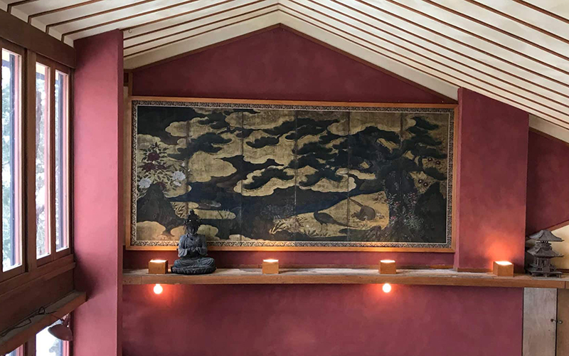 Pine Trees, Pheasants, and Ducks