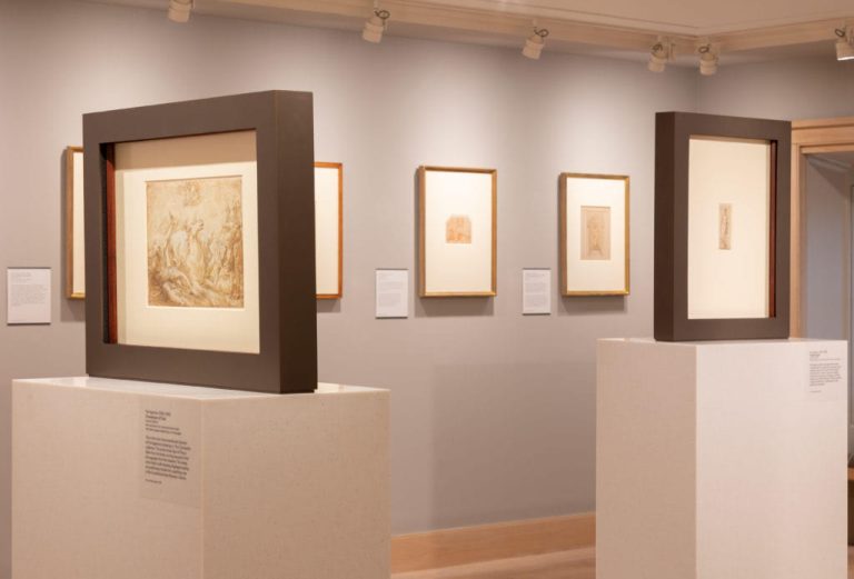 display of Parmigianino’s double-sided drawings
