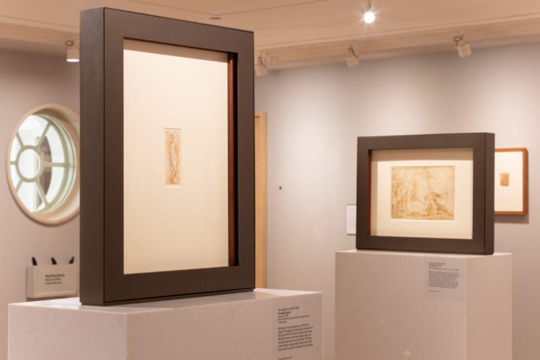 display of Parmigianino’s double-sided drawings