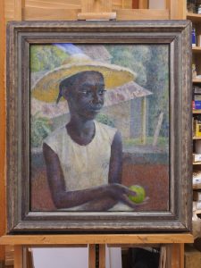 Photo of painting "Ancilla with Orange"