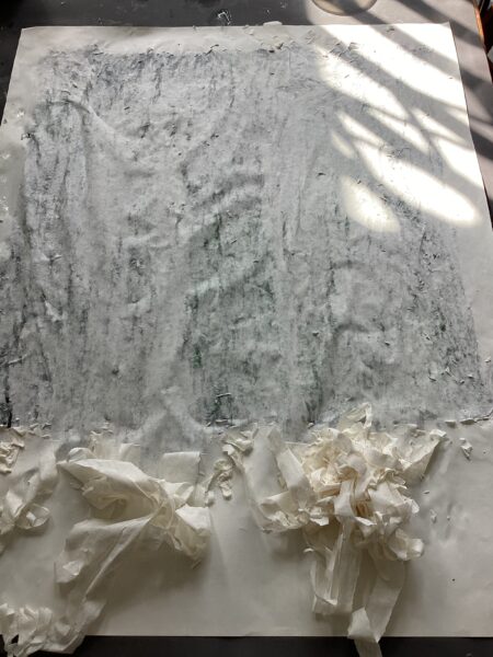 aesthetics of presentation Process of peeling off different ply from topographical map